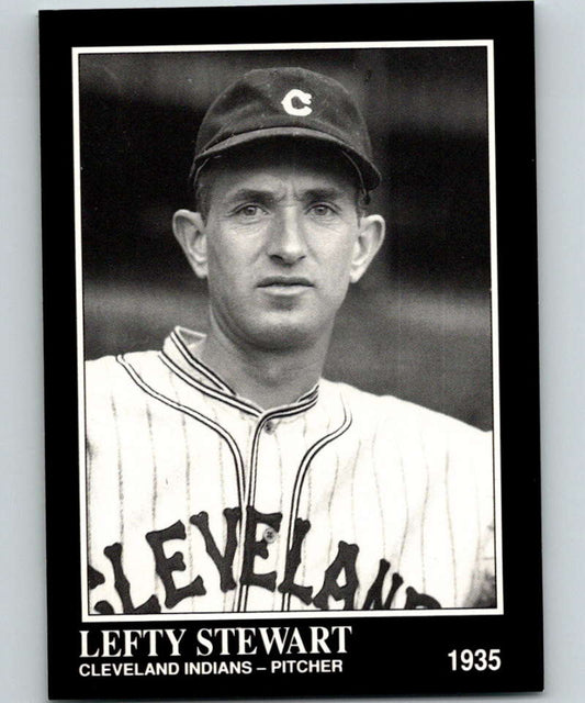 1991 Conlon Collection #243 Lefty Stewart NM Cleveland Indians  Image 1