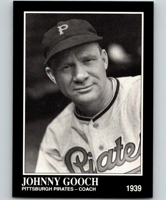 1991 Conlon Collection #244 Johnny Gooch NM Pittsburgh Pirates  Image 1