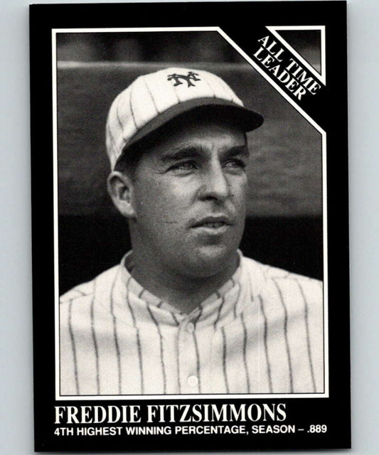 1991 Conlon Collection #260 Freddie Fitzsimmons ATL NM New York Giants  Image 1