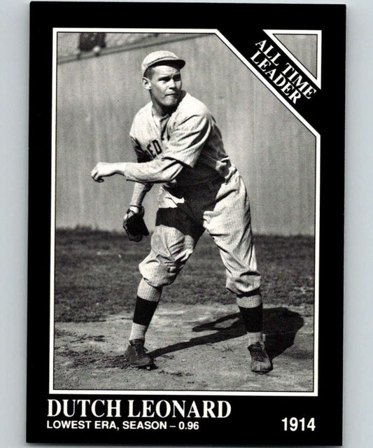 1991 Conlon Collection #276 Dutch Leonard ATL NM Boston Red Sox  Image 1