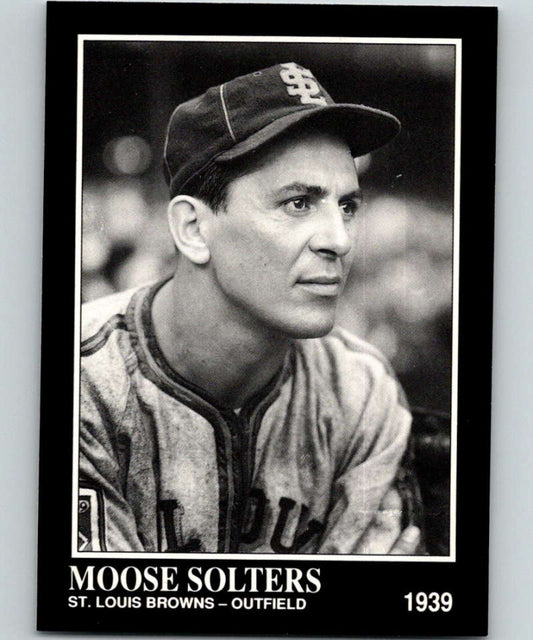 1991 Conlon Collection #285 Moose Solters NM St. Louis Browns