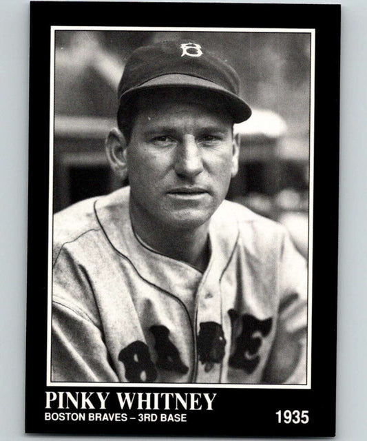 1991 Conlon Collection #288 Pinky Whitney NM Boston Braves  Image 1