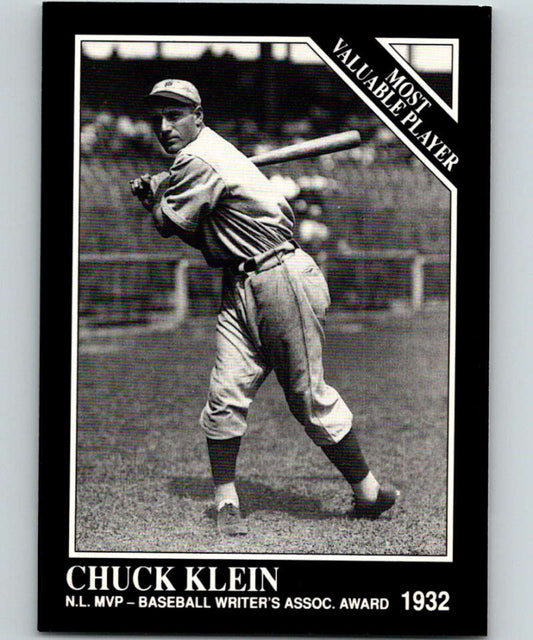 1991 Conlon Collection #300 Chuck Klein MVP NM Philadelphia Phillies