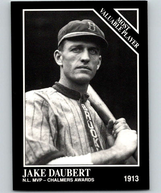 1991 Conlon Collection #307 Jake Daubert MVP NM Brooklyn Dodgers  Image 1