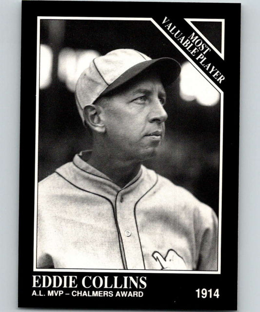 1991 Conlon Collection #312 Eddie Collins MVP NM Philadelphia Athletics  Image 1