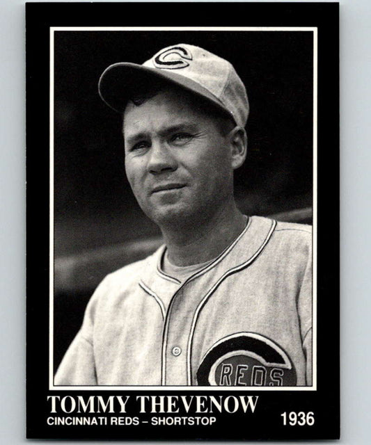 1991 Conlon Collection #69 Tommy Thevenow NM Cincinnati Reds  Image 1