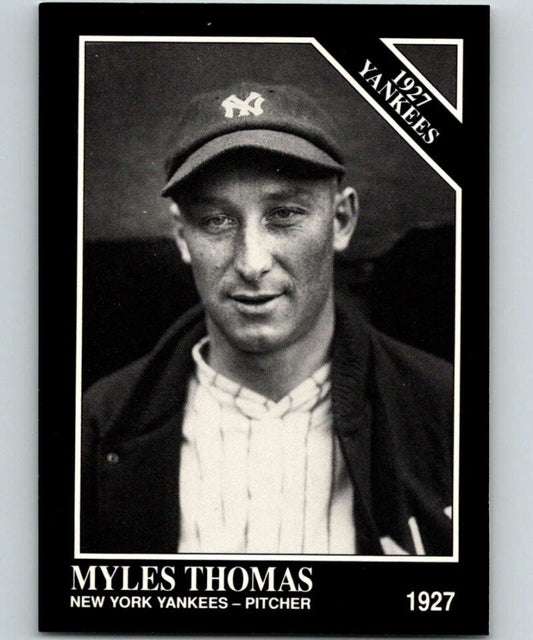 1991 Conlon Collection #106 Myles Thomas NM New York Yankees  Image 1