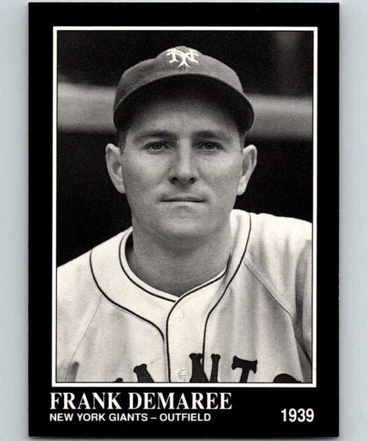 1991 Conlon Collection #212 Frank Demaree NM New York Giants  Image 1