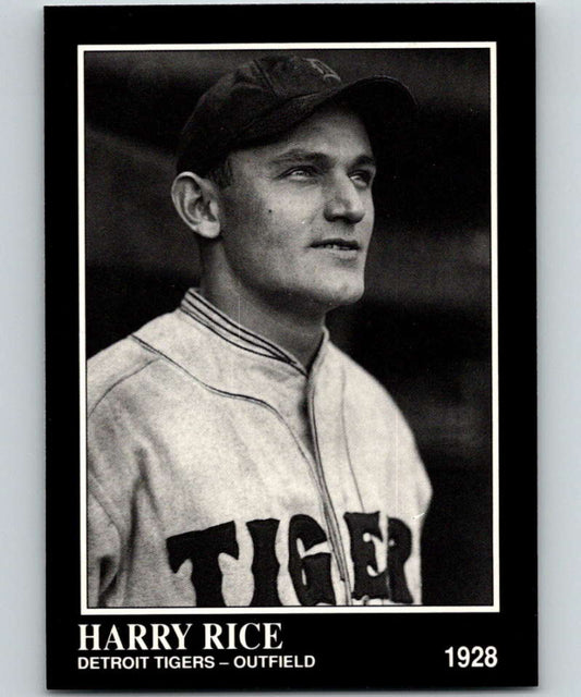 1991 Conlon Collection #216 Harry Rice NM Detroit Tigers  Image 1