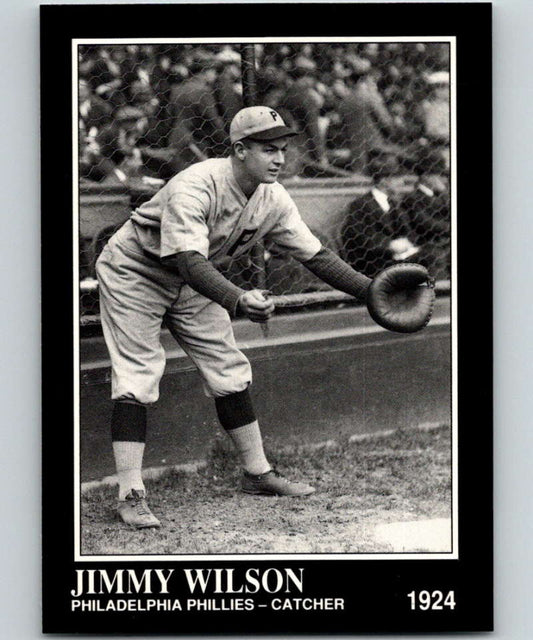 1991 Conlon Collection #223 Jimmie Wilson UER NM Philadelphia Phillies  Image 1