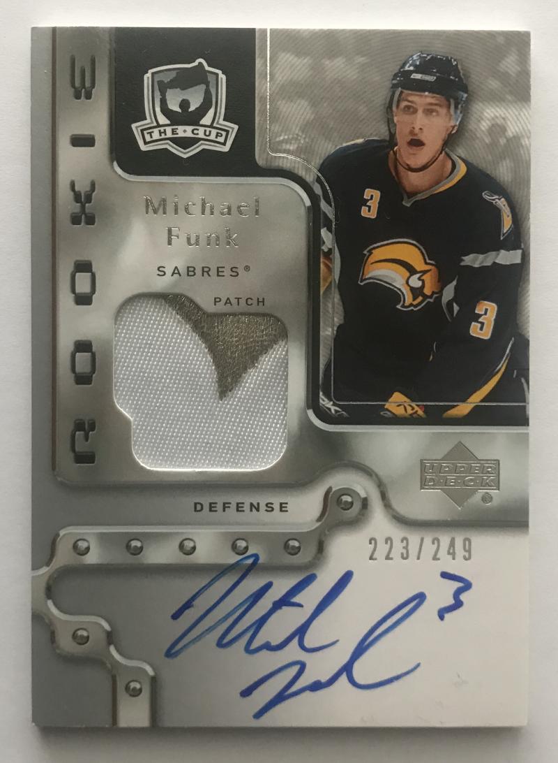 2006-07 The Cup #116 Michael Funk RC Rookie Auto 64/249 Patch 06947 Image 1