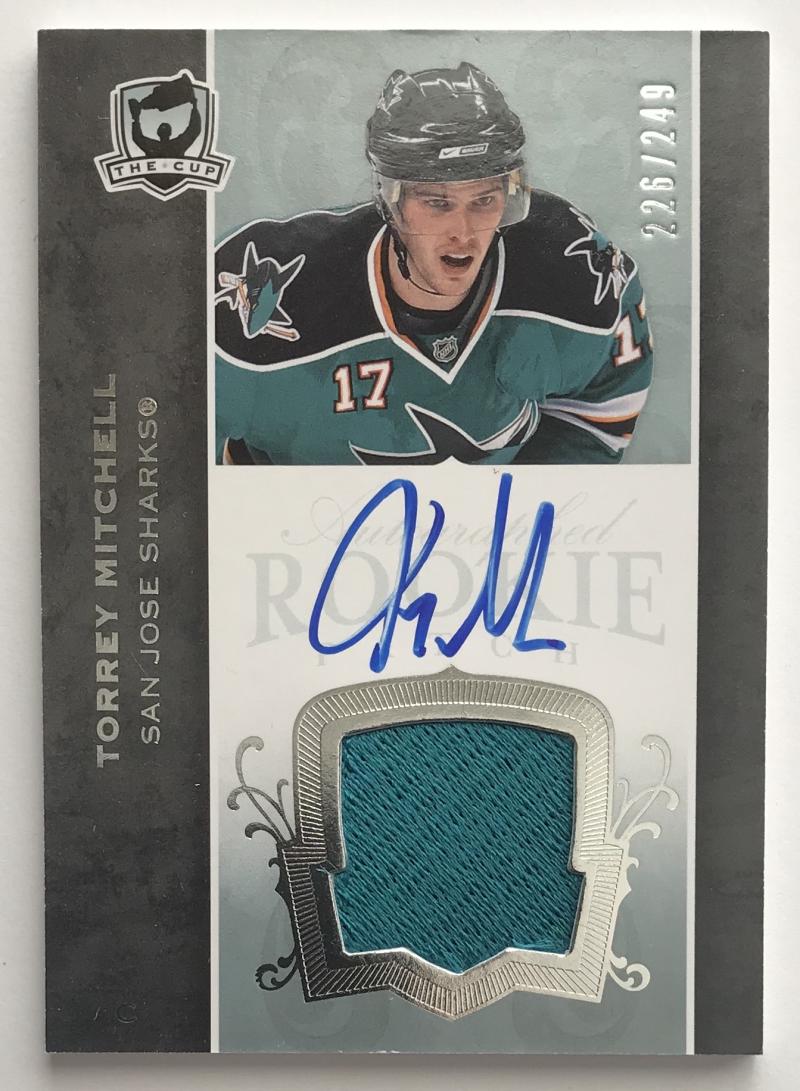 2007-08 The Cup #155 Torrey Mitchell RC Rookie Auto 226/249 Patch 06971 Image 1