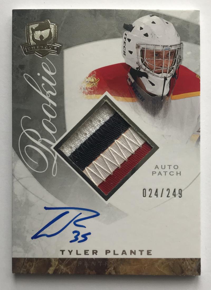 2008-09 The Cup #104 Tyler Plante RC Rookie Auto 24/249 Patch 06991 Image 1