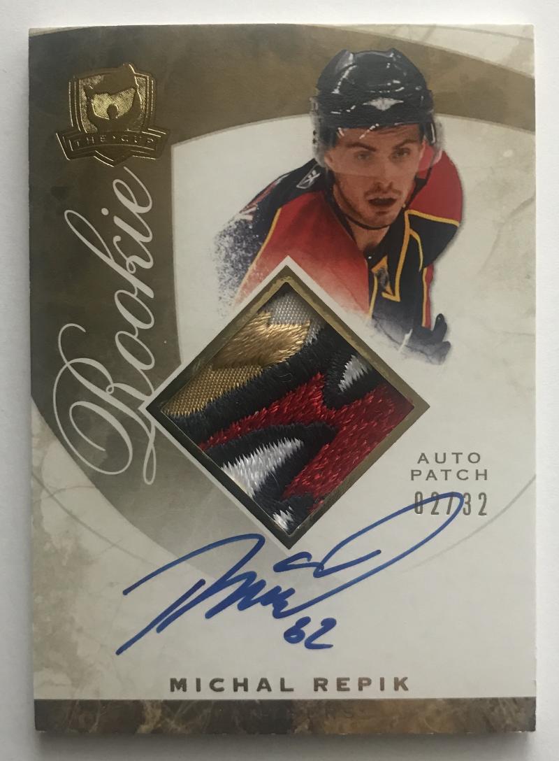 2008-09 The Cup Gold #105 Michal Repik RC Rookie Auto 2/32 Patch 06998