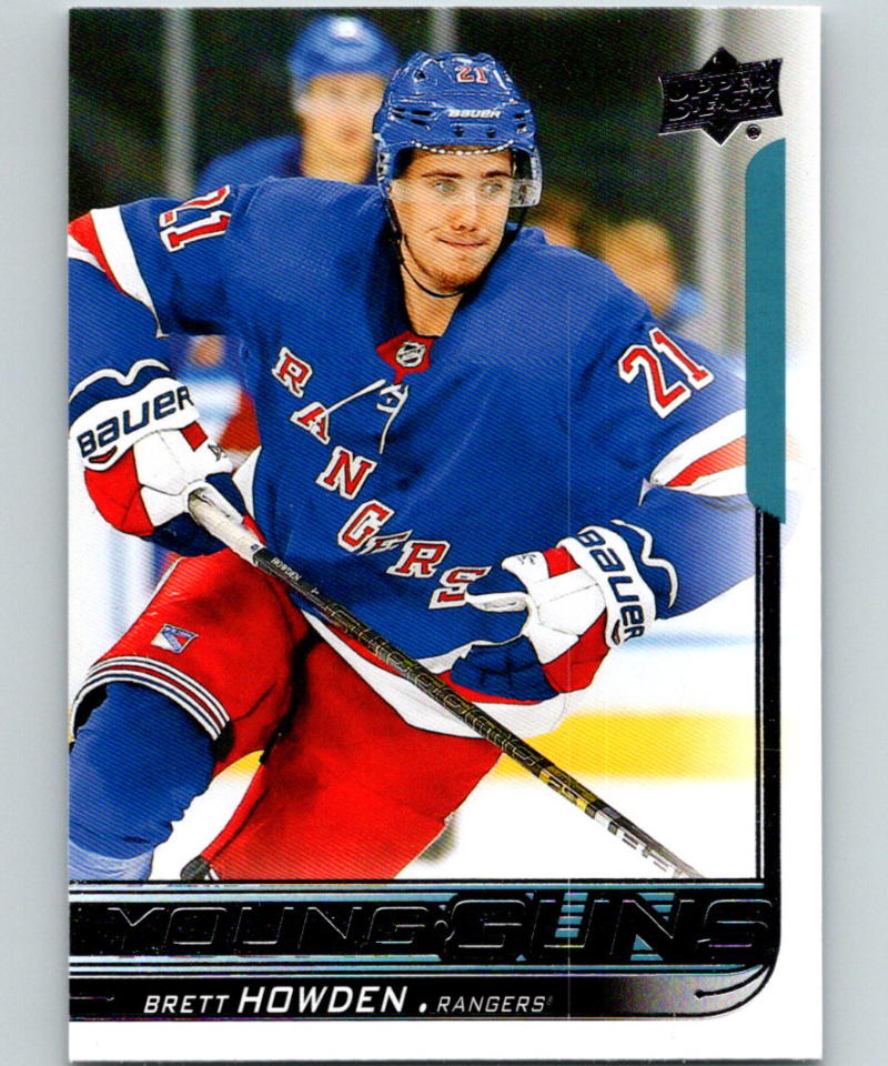 2018-19 Upper Deck #215 Brett Howden MINT Rangers RC Young Guns 06819
