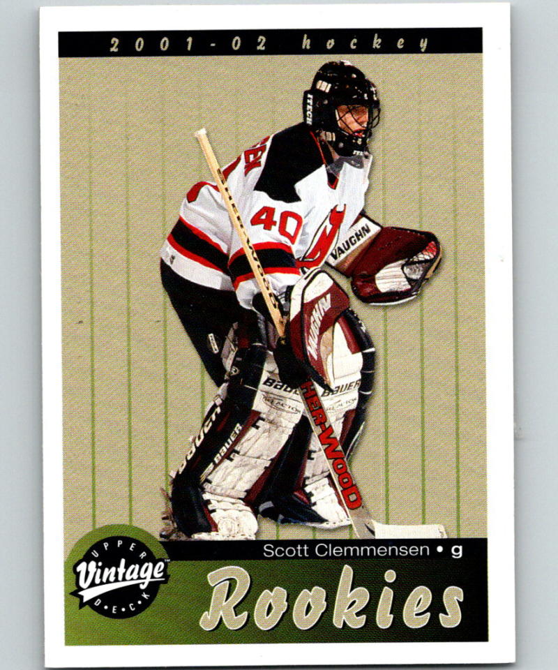 2001-02 Upper Deck Vintage #285 Scott Clemmensen RC Rookie 06841 Image 1