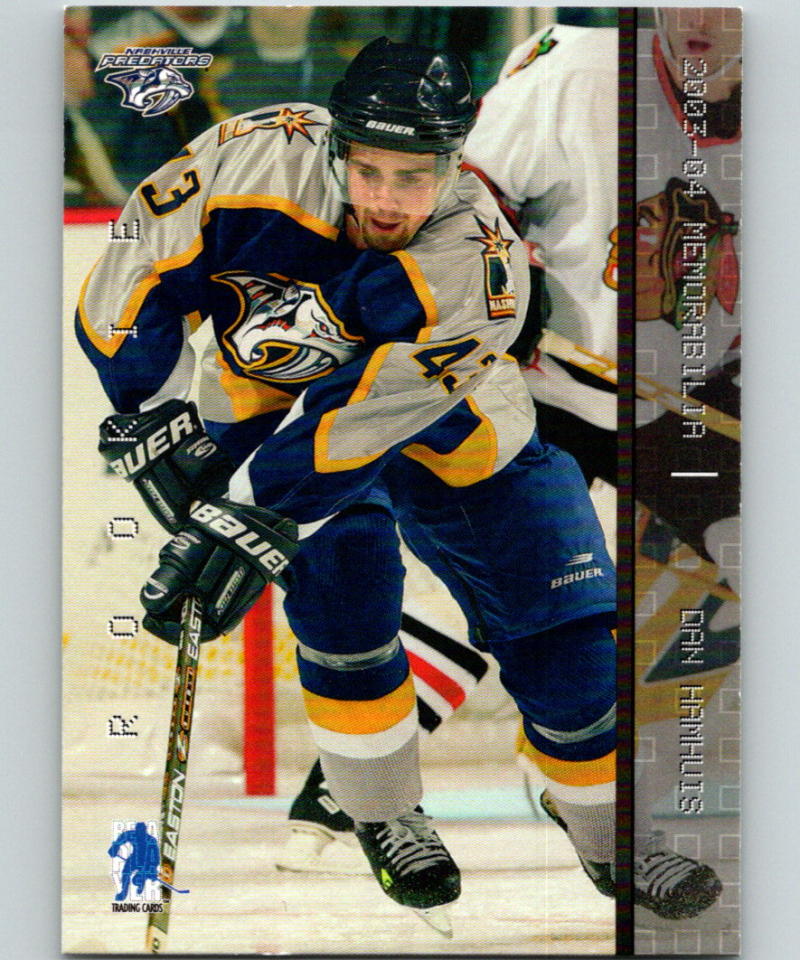 2003-04 Be A Player Memorabilia #175 Dan Hamhuis RC Rookie 07016 Image 1