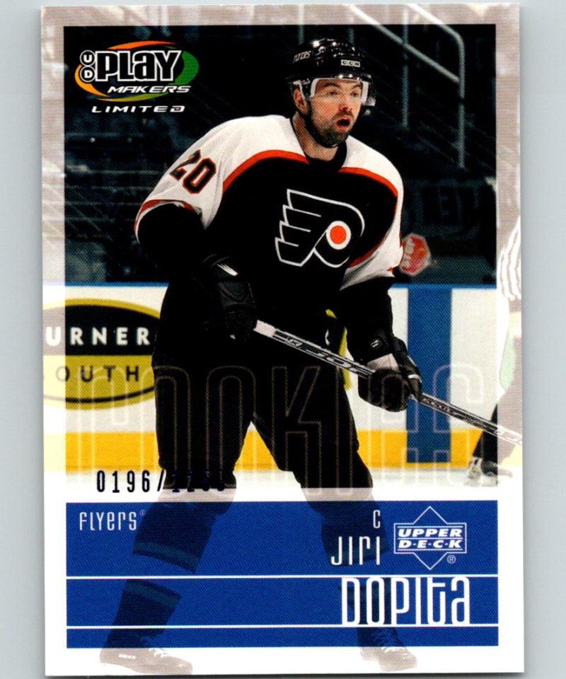 2001-02 UD Playmakers #135 Jiri Dopita MINT RC Rookie 07023