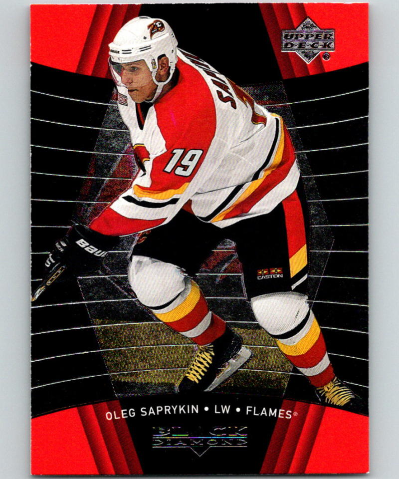 1999-00 Upper Deck Black Diamond #15 Oleg Saprykin NM Near Mint RC Rookie 07024 Image 1