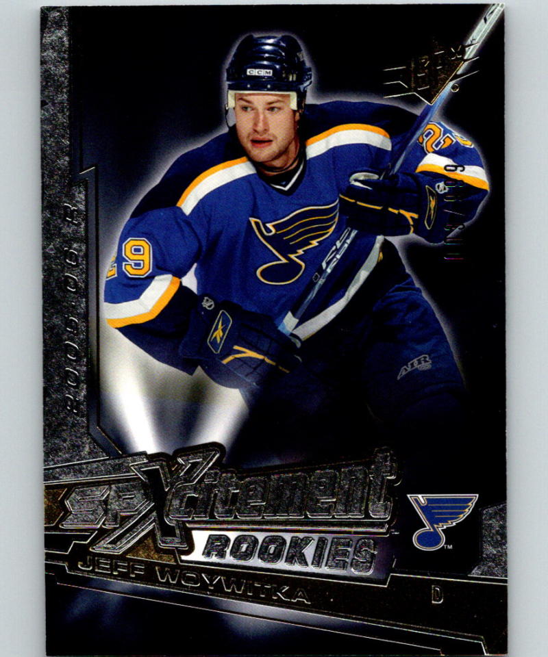 2005-06 SPx Xcitement Rookies Jeff Woywitka 3/999 RC Rookie 07032 Image 1