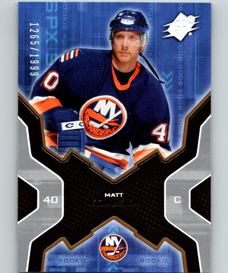 2006-07 SPx #198 Matt Koalska MINT Rookie #/1999 RC 07033 Image 1