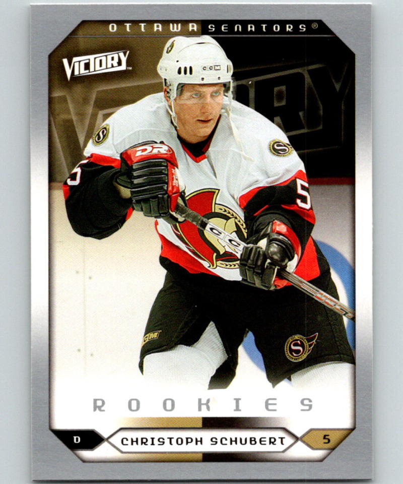 2005-06 Upper Deck Victory #294 Christoph Schubert MINT RC Rookie 07037 Image 1