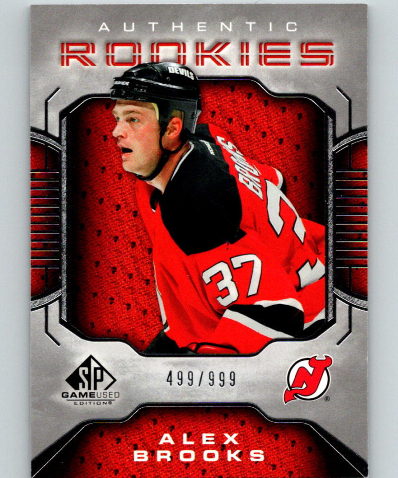 2006-07 SP Game Used #130 Alex Brooks MINT Rookie 499/999 RC 07031 Image 1
