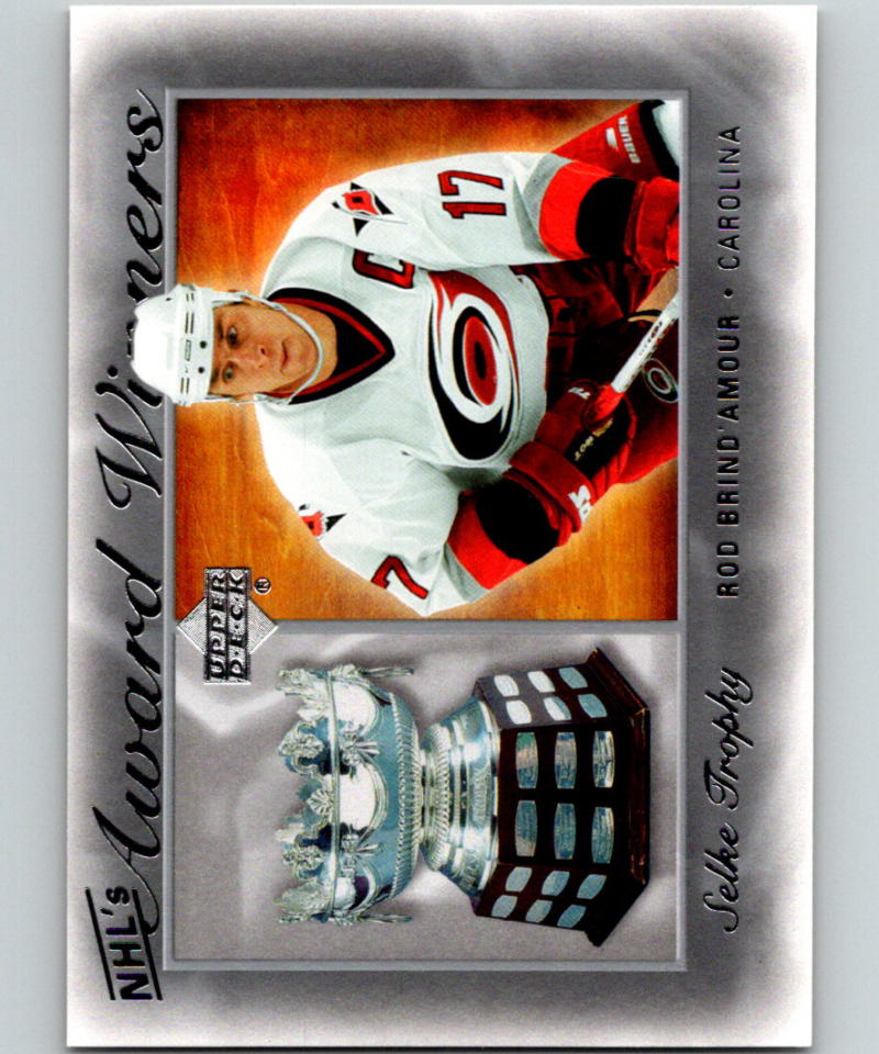 2007-08 Upper Deck NHL Award Winners #AW5 Rod Brind'Amour 07048 Image 1