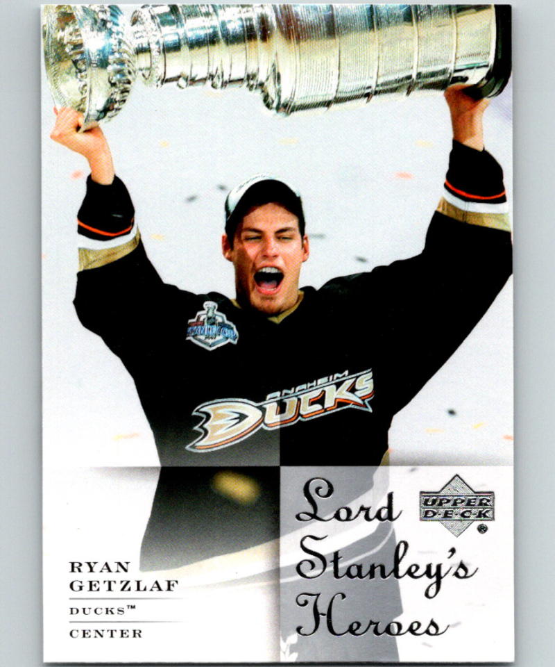 2007-08 Upper Deck Lord Stanley's Heroes #LSH6 Ryan Getzlaf 07062 Image 1