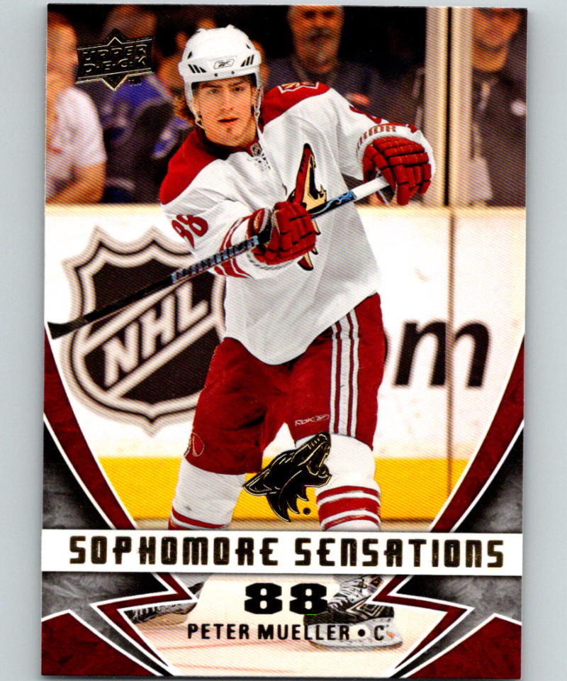 2008-09 Upper Deck Sophomore Sensations #SS6 Peter Mueller 07089 Image 1