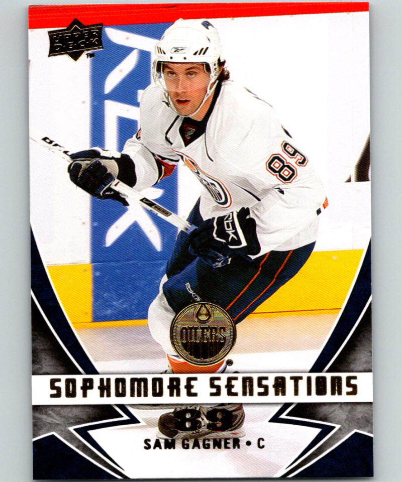 2008-09 Upper Deck Sophomore Sensations #SS5 Sam Gagner 07090 Image 1
