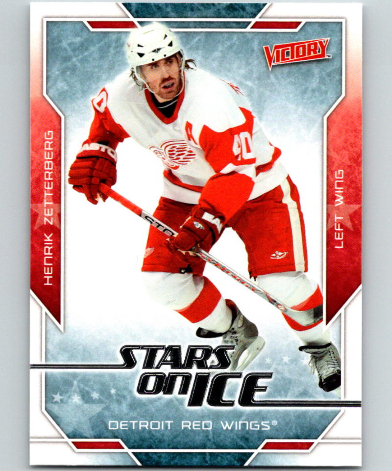 2007-08 Upper Deck Victory Stars on Ice #SI40 Henrik Zetterberg 07114 Image 1