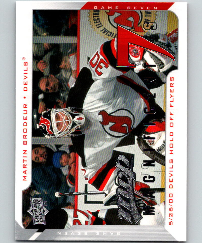 2008-09 Upper Deck MVP Magnificent Sevens #M7MB Martin Brodeur 07068