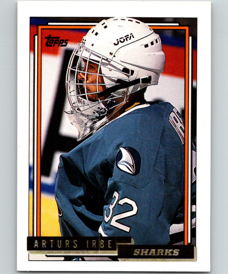 1992-93 Topps Gold #25G Arturs Irbe MINT 07145 Image 1