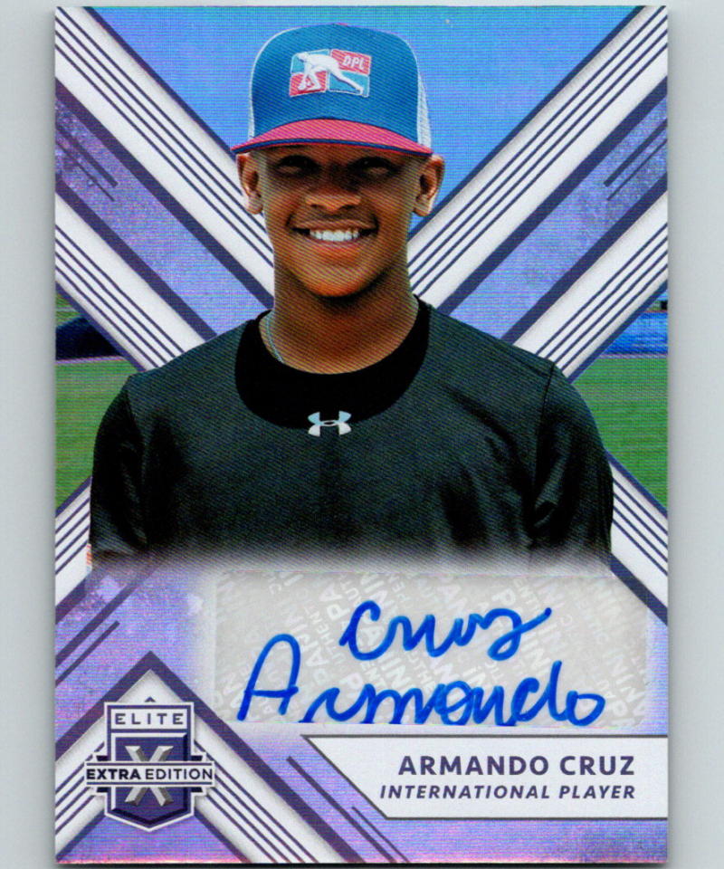2018 Panini Elite Extra Edition Autographs #181 Armando Cruz Auto 07206