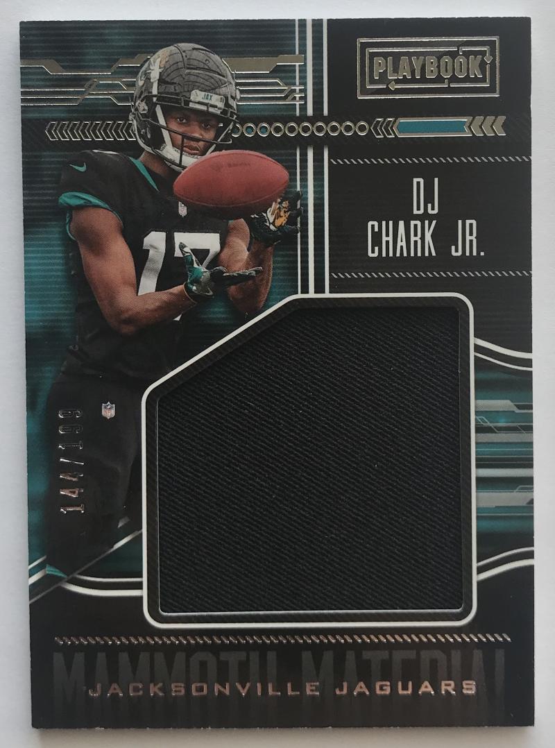 2018 Panini Playbook Mammoth Material #26 DJ Chark Jr. 144/199 07253