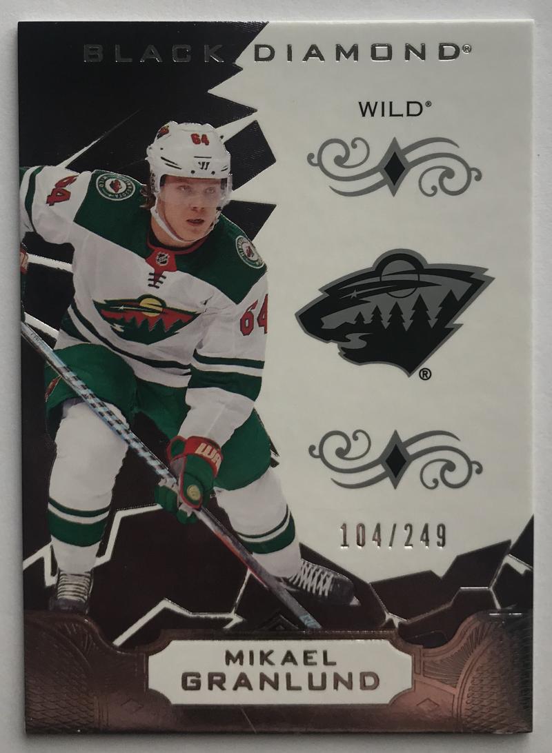 2018-19 Upper Deck Black Diamond Mikael Granlund 104/249 Wild 07257 Image 1