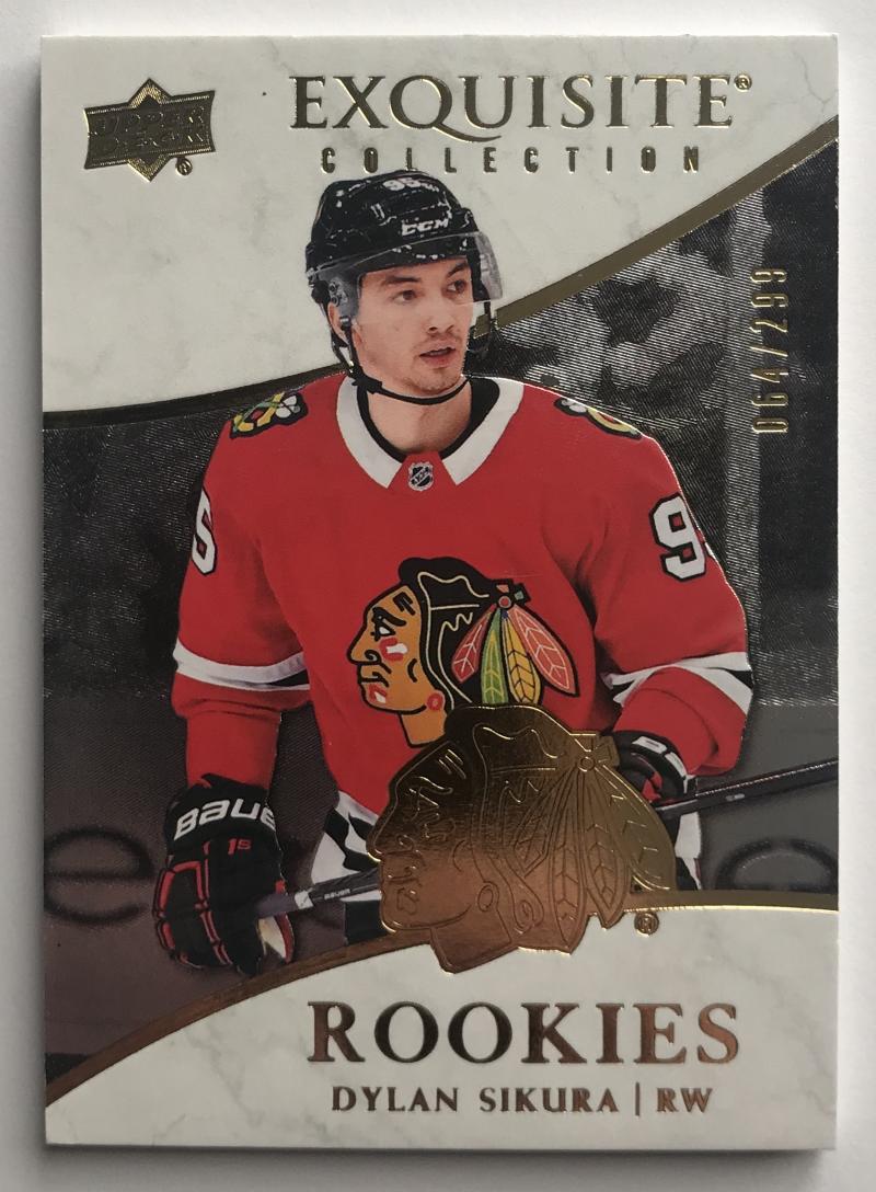 2018-19 Upper Deck Exquisite Rookies Dylan Sikura 64/299 RC 07259 Image 1