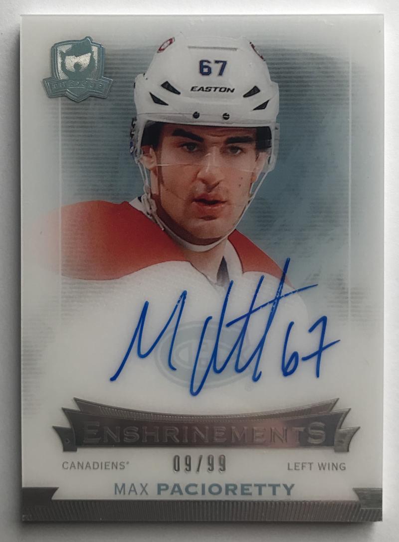 2014-15 Upper Deck The Cup Enshrinements Max Pacioretty 9/99 Auto 07263
