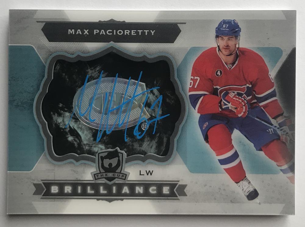 2014-15 Upper Deck The Cup Brilliance Max Pacioretty Auto 07264 Image 1