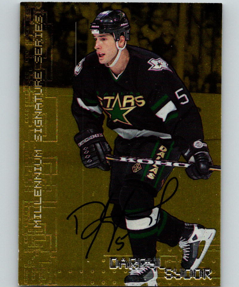 1999-00 Be A Player Millennium Gold Darryl Sydor Auto Autograph 07269