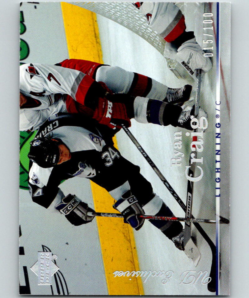 2007-08 Upper Deck Exclusives Parallel Ryan Craig 15/100 SP 07271