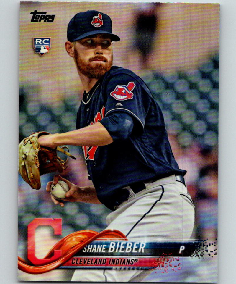 2018 Topps Update Rainbow Foil #US198 Shane Bieber RC Rookie MINT 07272
