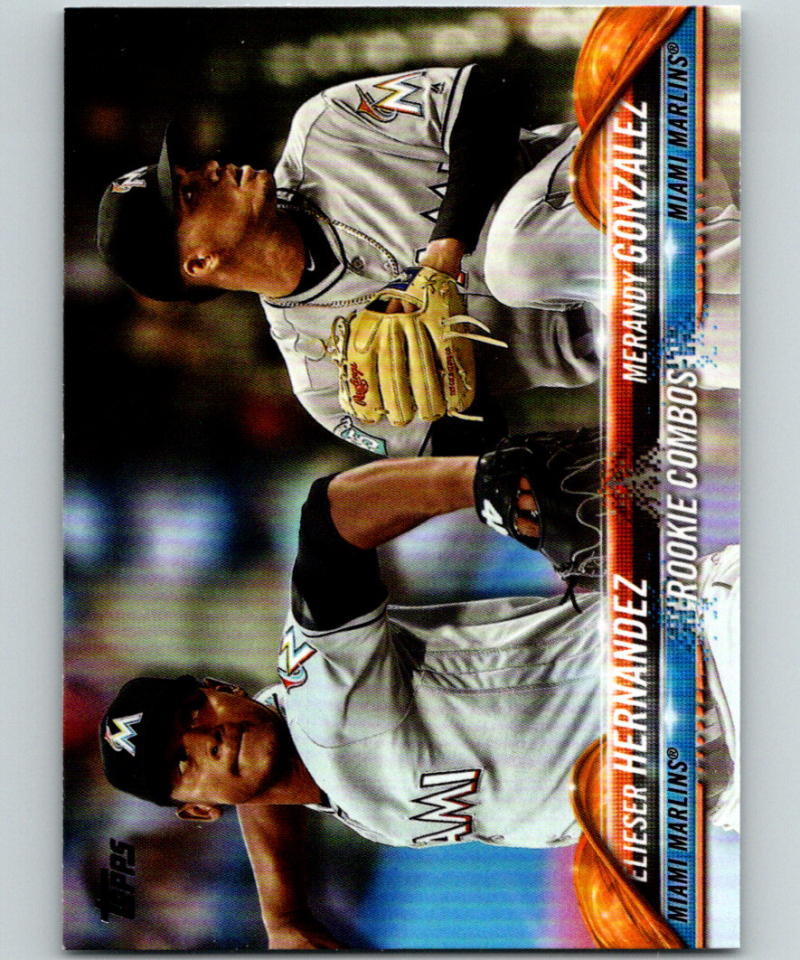 2018 Topps Update #US77 Merandy Gonzalez/Elieser Hernandez MINT RC Rookie 07286