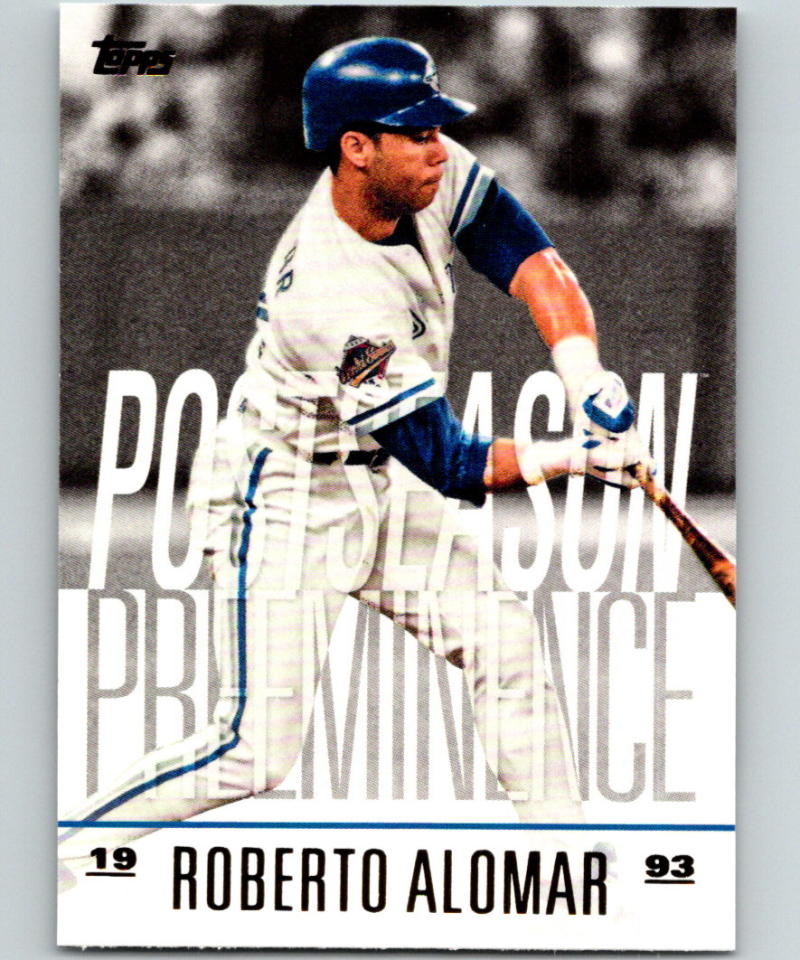 2018 Topps Update Postseason Preeminence #PO-3 Roberto Alomar MINT 07376 Image 1