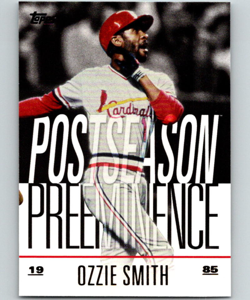 2018 Topps Update Postseason Preeminence #PO-5 Ozzie Smith MINT 07377 Image 1