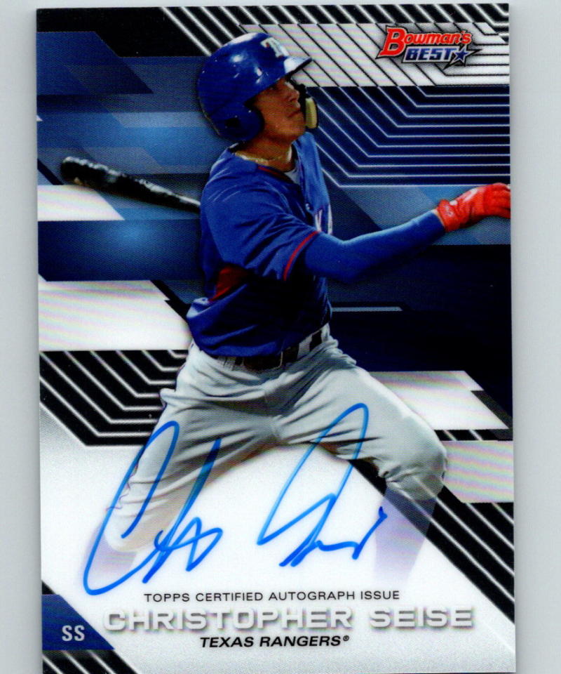 2017 Bowman's Best of 2017 Autographs Christopher Seise Auto 07410 Image 1