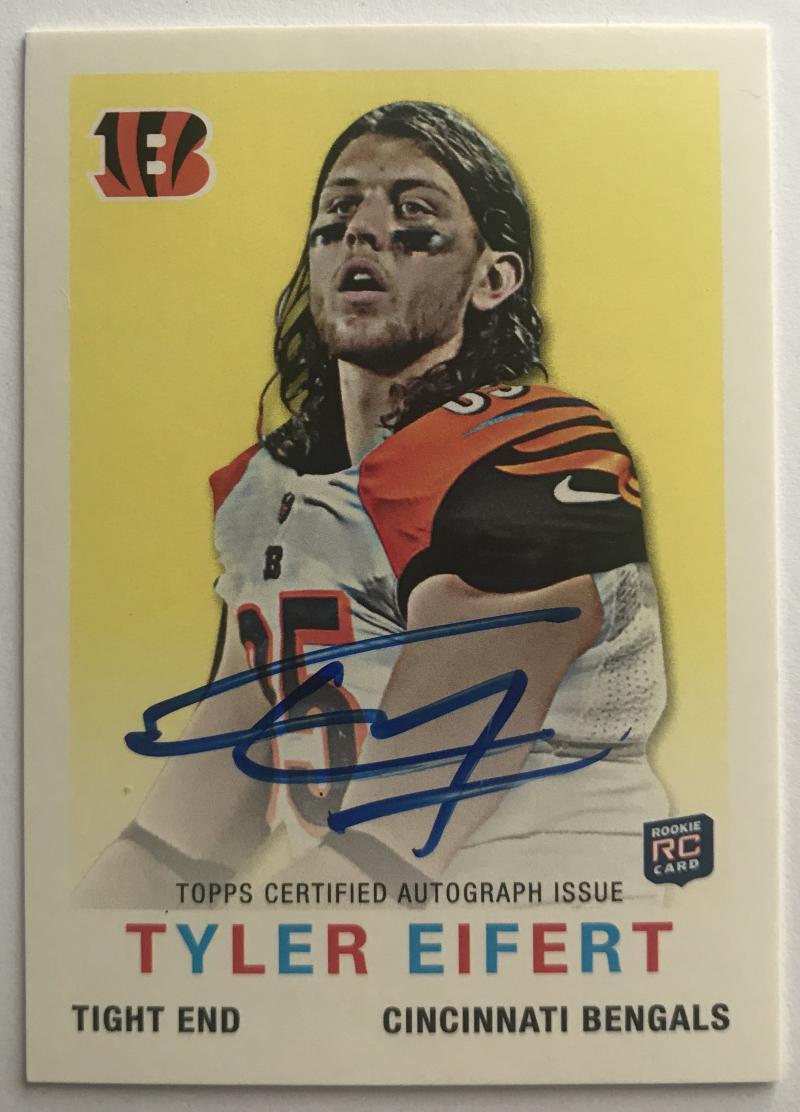 2013 Topps 1959 Mini Autographs #9 Tyler Eifert Mint Auto RC Rookie 07443