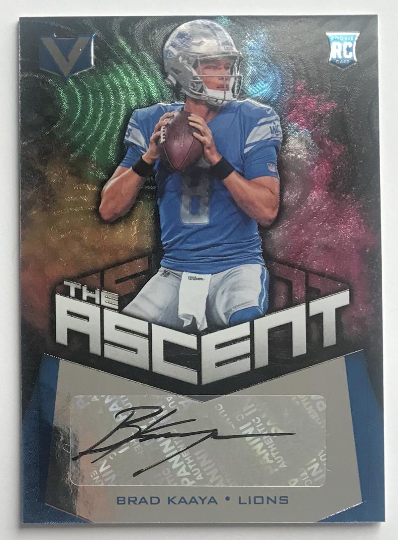 2017 Panini Vertex #189 Brad Kaaya The Ascent 21/49 Auto RC Rookie 07446 Image 1