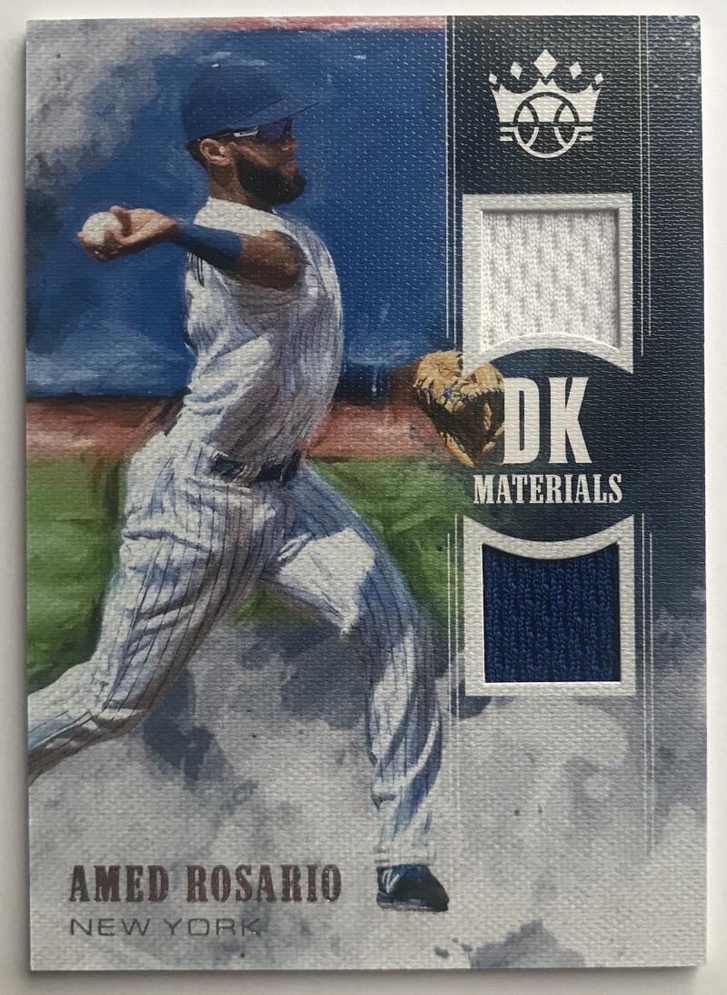 2018 Panini Diamond Kings DK Materials Amed Rosario RC Jersey 07452 Image 1